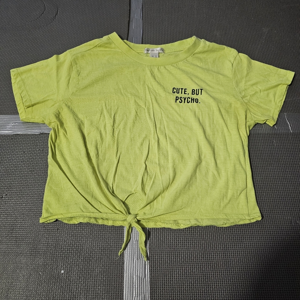 Neon Cropped Tee